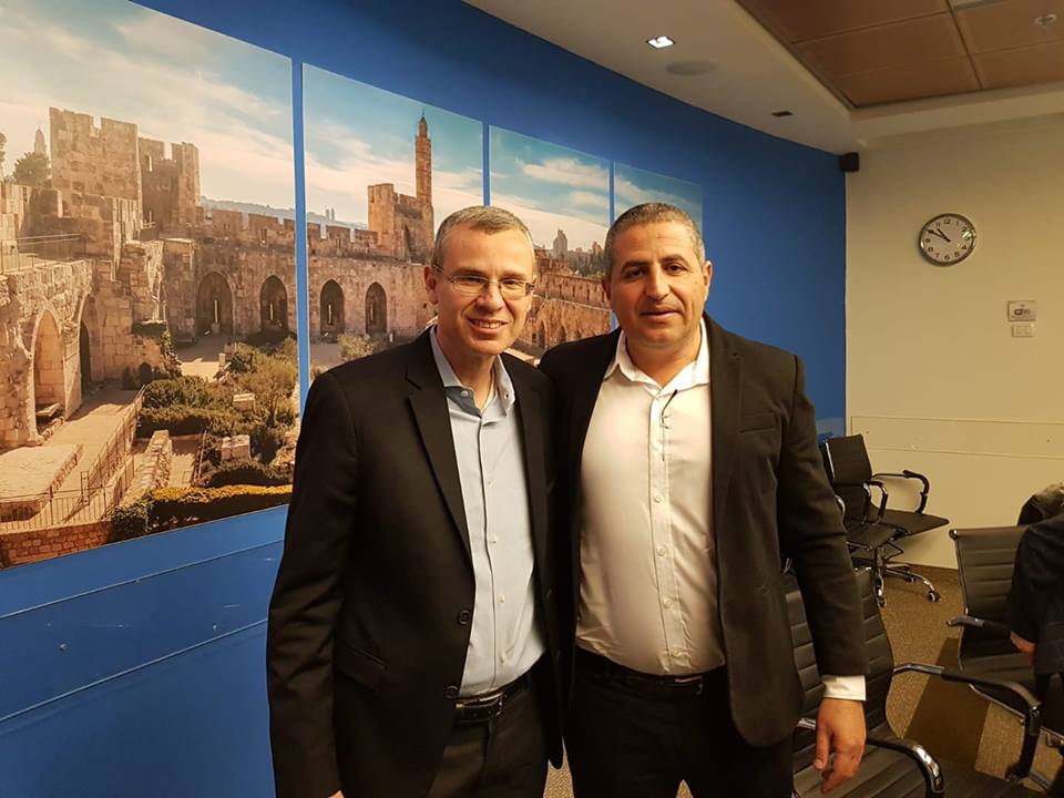 Встреча мэра Нагарии с  министром туризма Израиля